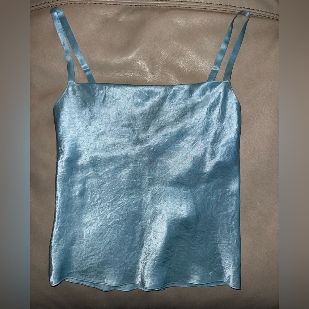 Vince Satin Cowl Neck Camisole